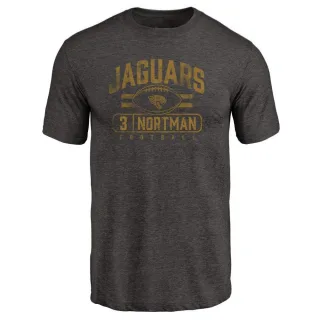 Brad Nortman Jacksonville Jaguars Flanker Tri-Blend T-Shirt - Black