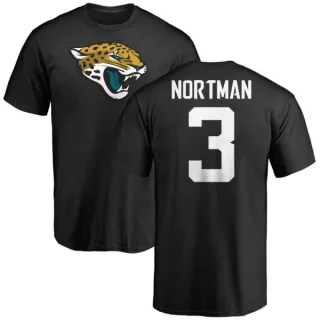 Brad Nortman Jacksonville Jaguars Name & Number Logo T-Shirt - Black