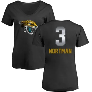 Brad Nortman Women's Jacksonville Jaguars Midnight Mascot T-Shirt - Black