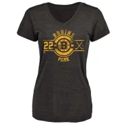 Brad Park Women's Boston Bruins Insignia Tri-Blend T-Shirt - Black