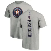 Brad Peacock Houston Astros Backer T-Shirt - Ash