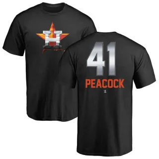 Brad Peacock Houston Astros Midnight Mascot T-Shirt - Black