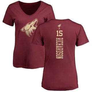 Brad Richardson Women's Arizona Coyotes One Color Backer T-Shirt - Maroon