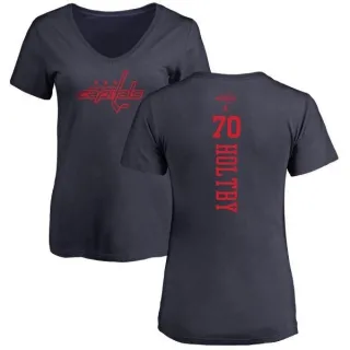 Braden Holtby Women's Washington Capitals One Color Backer T-Shirt - Navy