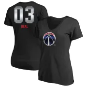 Bradley Beal Women's Washington Wizards Black Midnight Mascot T-Shirt