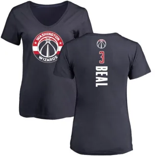 Bradley Beal Women's Washington Wizards Navy Backer T-Shirt