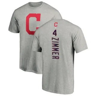 Bradley Zimmer Cleveland Indians Backer T-Shirt - Ash