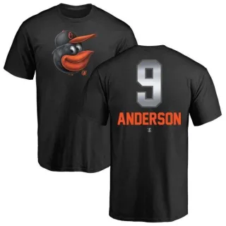 Brady Anderson Baltimore Orioles Midnight Mascot T-Shirt - Black