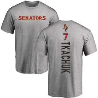 Brady Tkachuk Ottawa Senators Backer T-Shirt - Ash