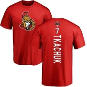 Brady Tkachuk Ottawa Senators Backer T-Shirt - Red