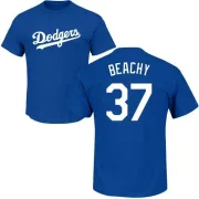 Brandon Beachy Los Angeles Dodgers Name & Number T-Shirt - Royal