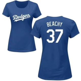 Brandon Beachy Women's Los Angeles Dodgers Name & Number T-Shirt - Royal