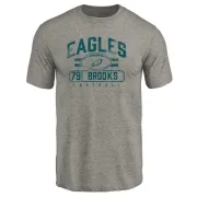 Brandon Brooks Philadelphia Eagles Flanker Tri-Blend T-Shirt - Gray