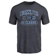 Brandon Clarke Memphis Grizzlies Navy Baseline Tri-Blend T-Shirt