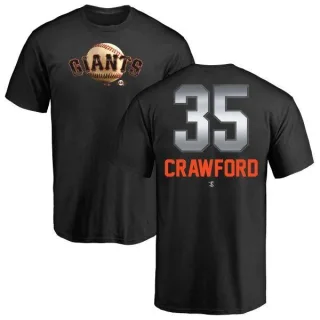 Brandon Crawford San Francisco Giants Midnight Mascot T-Shirt - Black