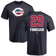 Brandon Finnegan Cincinnati Reds Name and Number Banner Wave T-Shirt - Navy