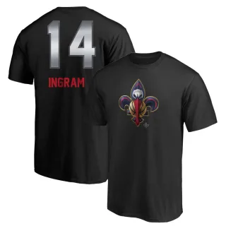 Brandon Ingram New Orleans Pelicans Black Midnight Mascot T-Shirt