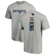 Brandon King New England Patriots Backer T-Shirt - Ash