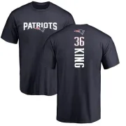 Brandon King New England Patriots Backer T-Shirt - Navy