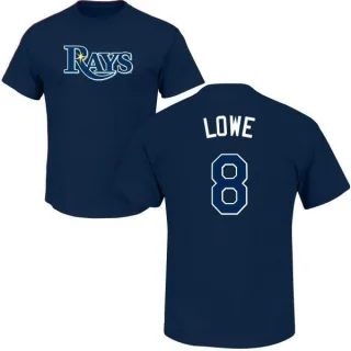 Brandon Lowe Tampa Bay Rays Name & Number T-Shirt - Navy