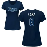 Brandon Lowe Women's Tampa Bay Rays Name & Number T-Shirt - Navy