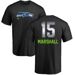 Brandon Marshall Seattle Seahawks Midnight Mascot T-Shirt - Black