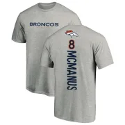 Brandon McManus Denver Broncos Backer T-Shirt - Ash