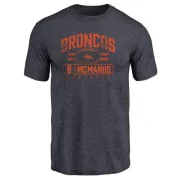 Brandon McManus Denver Broncos Flanker Tri-Blend T-Shirt - Navy