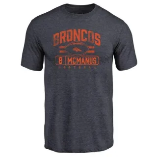 Brandon McManus Denver Broncos Flanker Tri-Blend T-Shirt - Navy