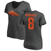 Brandon McManus Women's Denver Broncos One Color T-Shirt - Ash