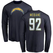 Brandon Mebane Los Angeles Chargers Name & Number T-Shirt - Navy -