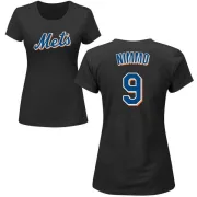 Brandon Nimmo Women's New York Mets Name & Number T-Shirt - Black