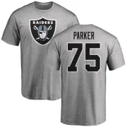 Brandon Parker Oakland Raiders Name & Number Logo T-Shirt - Ash