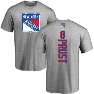 Brandon Prust New York Rangers Backer T-Shirt - Ash