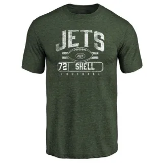 Brandon Shell New York Jets Flanker Tri-Blend T-Shirt - Green