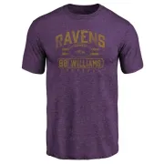 Brandon Williams Baltimore Ravens Flanker Tri-Blend T-Shirt - Purple