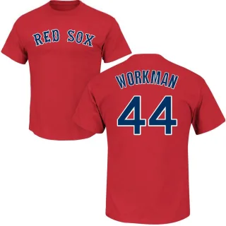 Brandon Workman Boston Red Sox Name & Number T-Shirt - Scarlet