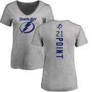 Brayden Point Women's Tampa Bay Lightning Backer T-Shirt - Ash