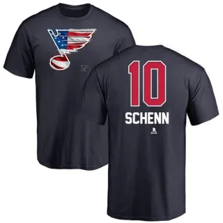 Brayden Schenn St. Louis Blues Name and Number Banner Wave T-Shirt - Navy