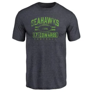 Braylon Edwards Seattle Seahawks Flanker Tri-Blend T-Shirt - Navy