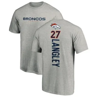 Brendan Langley Denver Broncos Backer T-Shirt - Ash