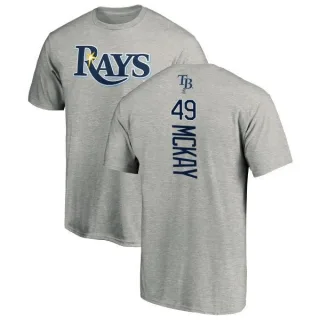 Brendan McKay Tampa Bay Rays Backer T-Shirt - Ash