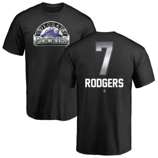 Brendan Rodgers Colorado Rockies Midnight Mascot T-Shirt - Black