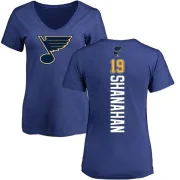 Brendan Shanahan Women's St. Louis Blues Backer T-Shirt - Blue