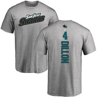 Brenden Dillon San Jose Sharks Backer T-Shirt - Ash