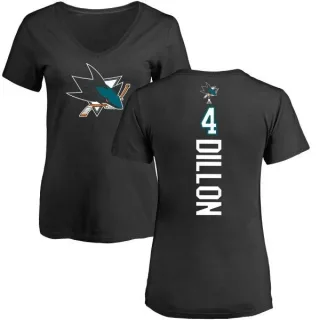 Brenden Dillon Women's San Jose Sharks Backer T-Shirt - Black