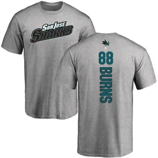 Brent Burns San Jose Sharks Backer T-Shirt - Ash