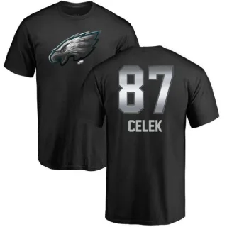 Brent Celek Philadelphia Eagles Midnight Mascot T-Shirt - Black