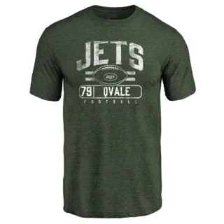 Brent Qvale New York Jets Flanker Tri-Blend T-Shirt - Green