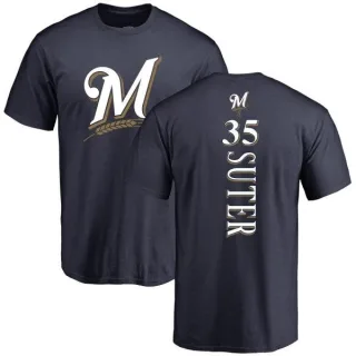 Brent Suter Milwaukee Brewers Backer T-Shirt - Navy